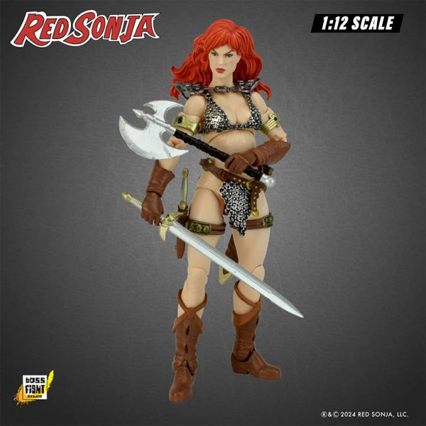 Boss Fight Studio Red Sonja 50th Anniversary EPIC H.A.C.K.S. Red Sonja 1:12 Scale Action Figure